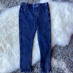 Harper Canyon little girls denim legging jogging size 5